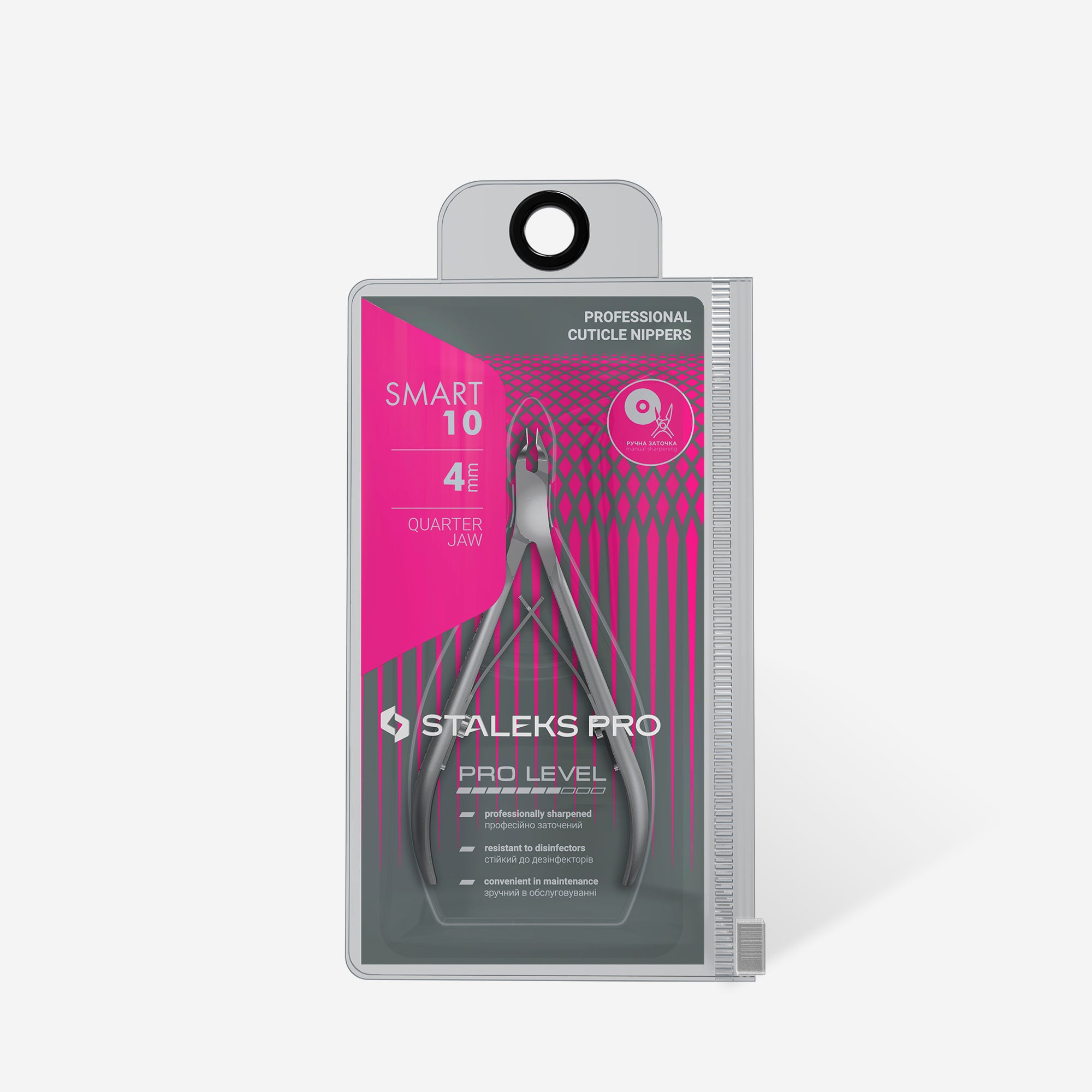 STALEKS SMART 10 Profesyonel tirnak eti pensi, 4 mm