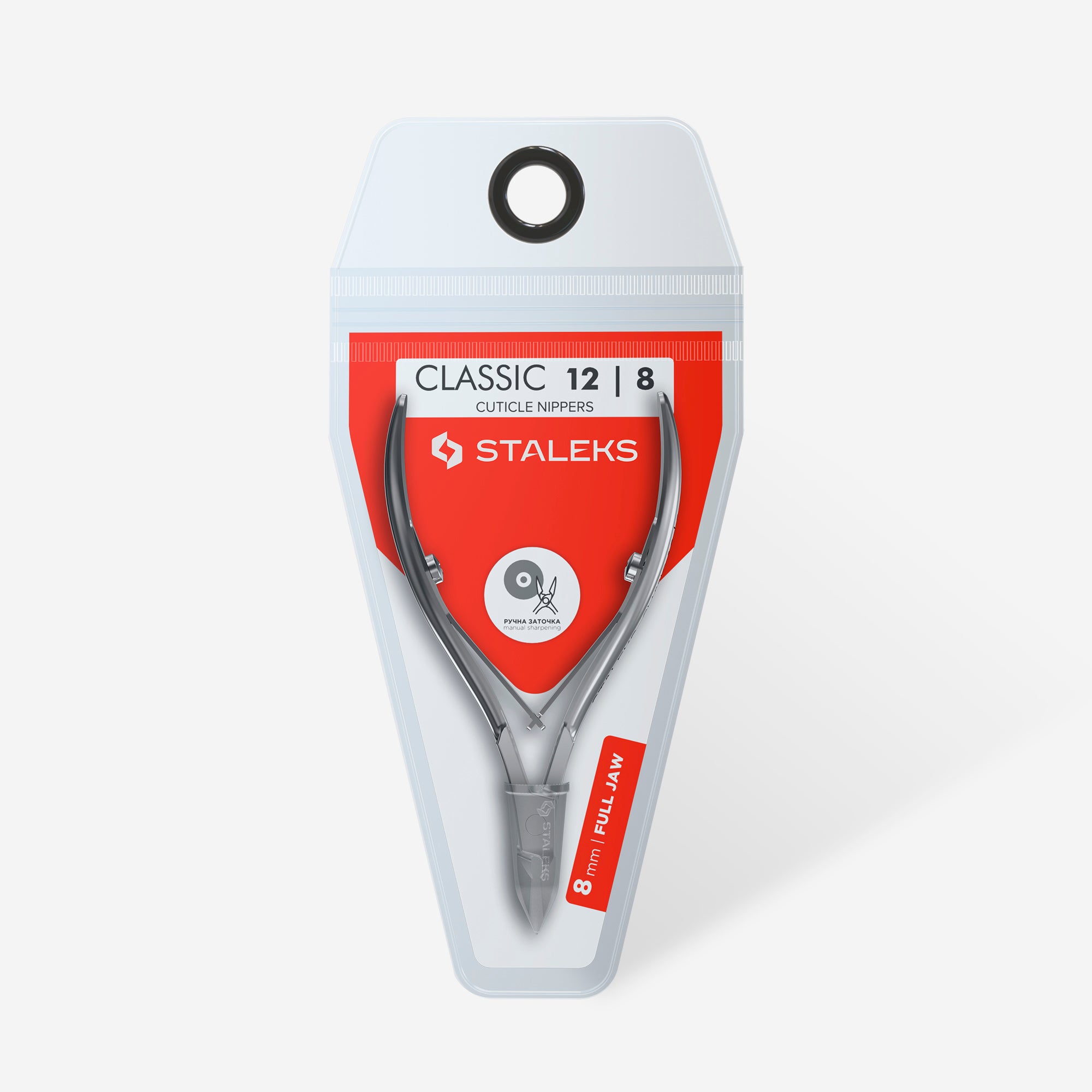 STALEKS CLASSIC 12 Profesyonel tirnak eti pensi, 8 mm