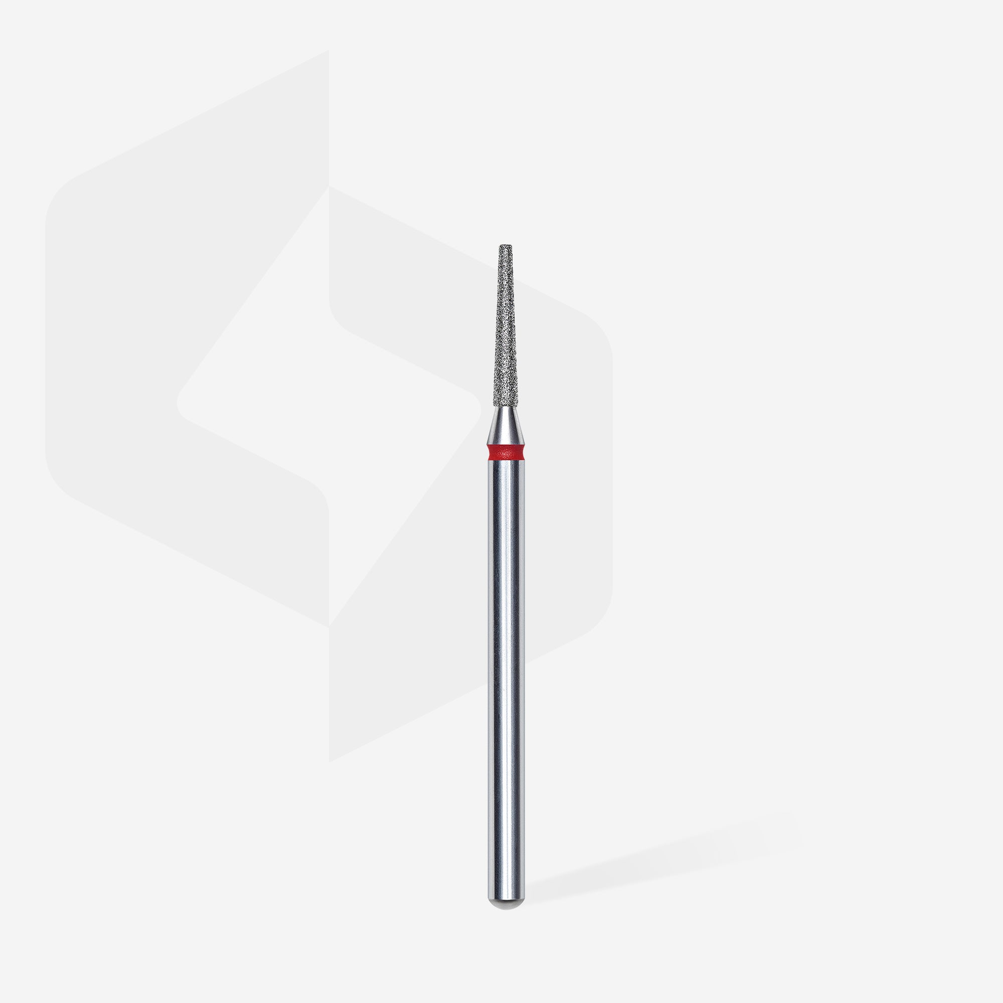 STALEKS EXPERT Diamond nail drill bit frustum red, head diameter 1,6 mm, working part 10 mm