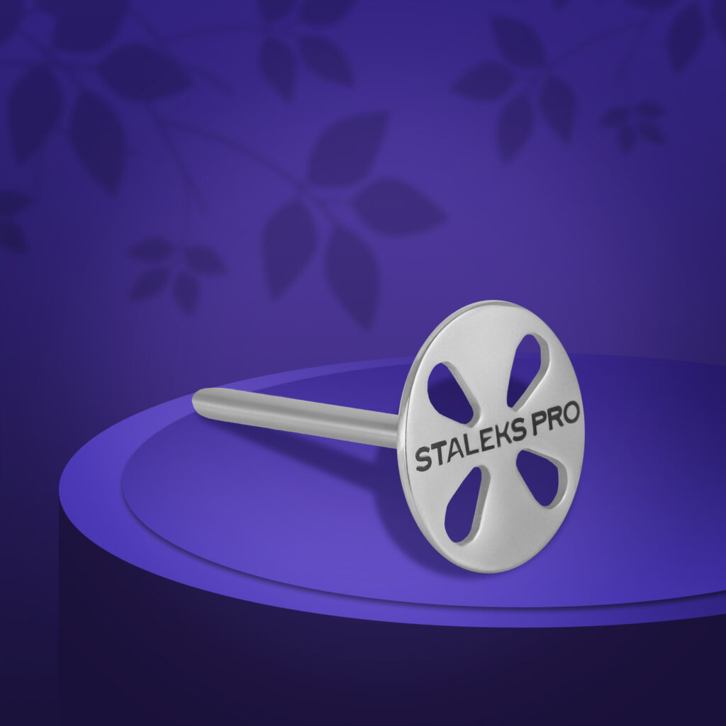 STALEKS EXPERT PODODISC L Elongated pedicure disc with disposable files, 180 grit, 25 mm (5 pcs)