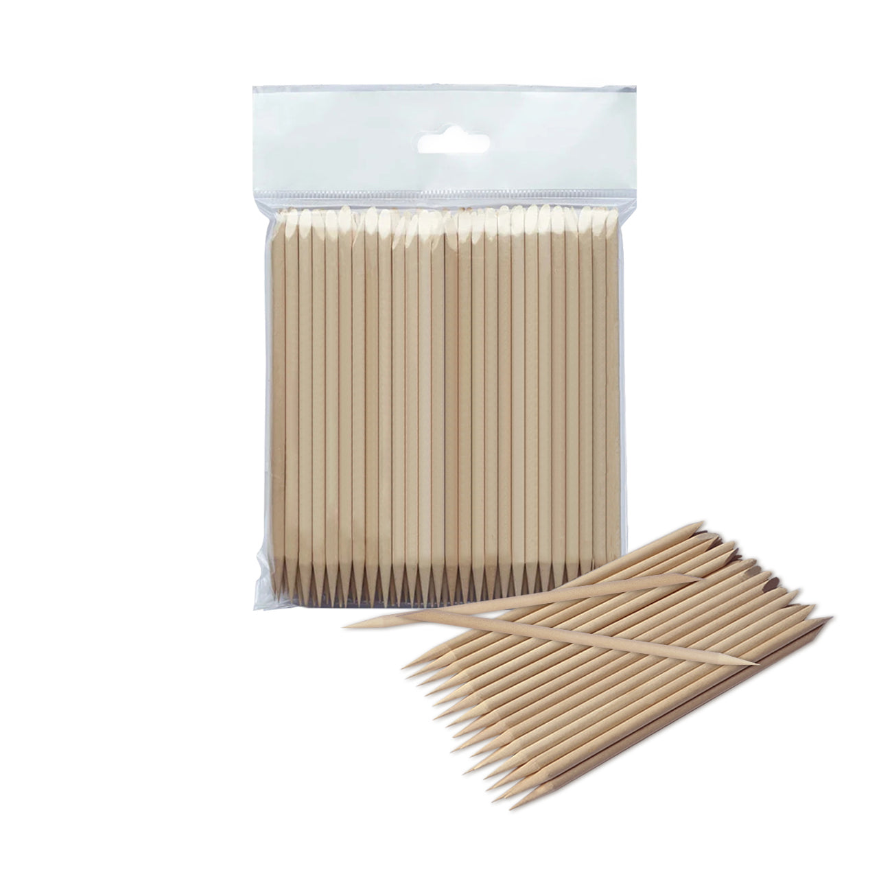 STALEKS EXPERT Orange stick wooden, 150 mm (100 pcs)