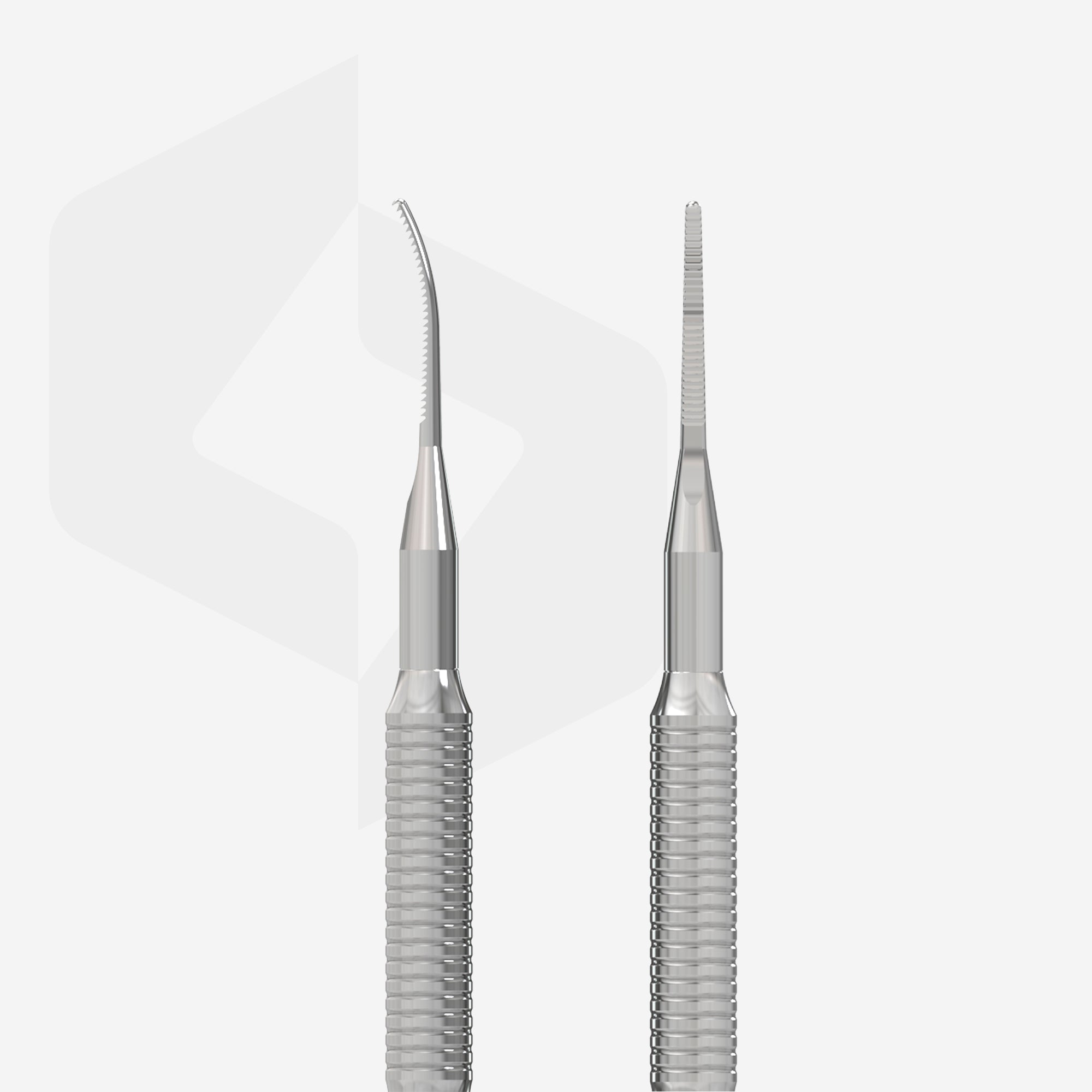 STALEKS EXPERT 60 TYPE 4 Straight narrow nail file and narrow file with a bent end