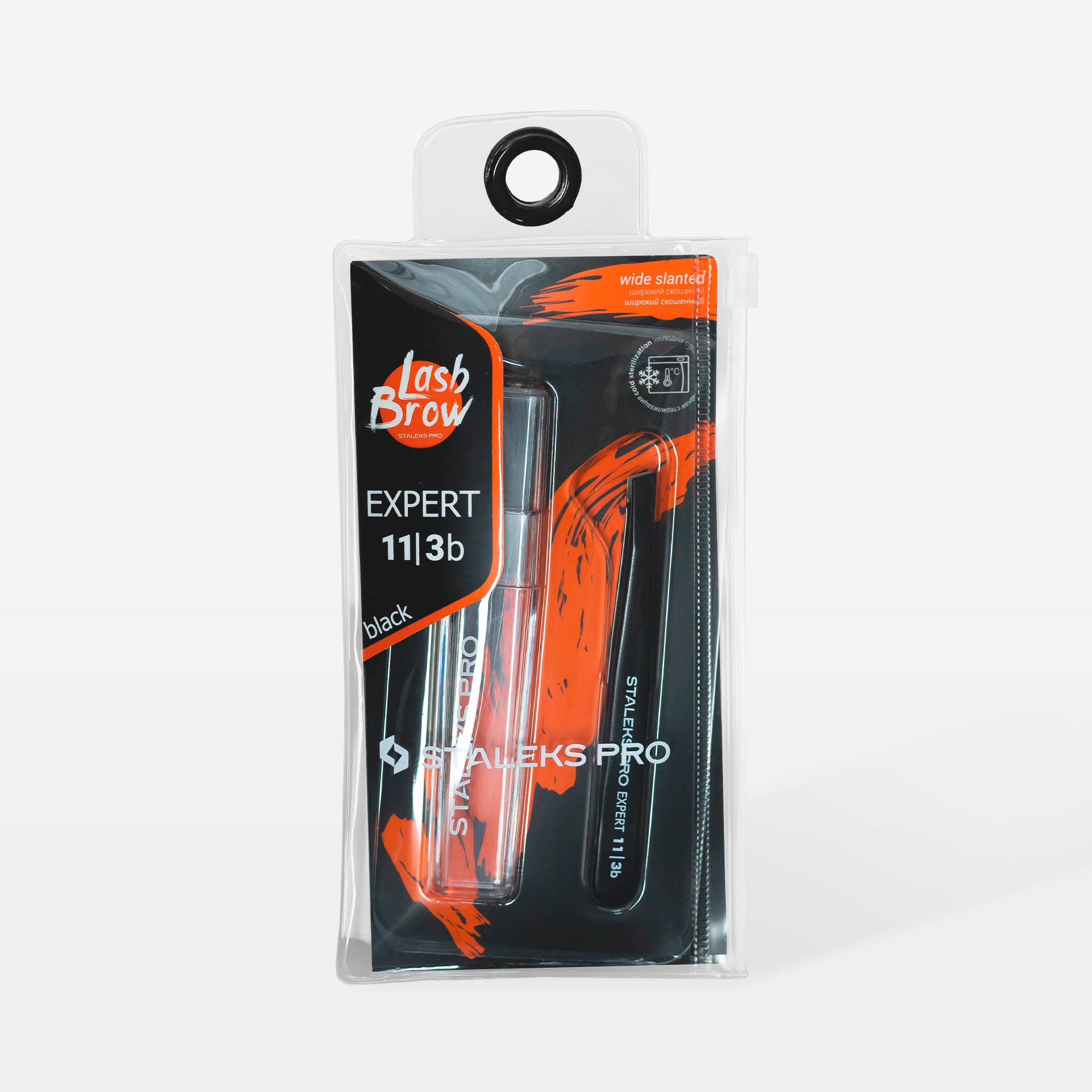 STALEKS EXPERT 11 TYPE 3b Geniş eğimli profesyonel kaş cımbızı