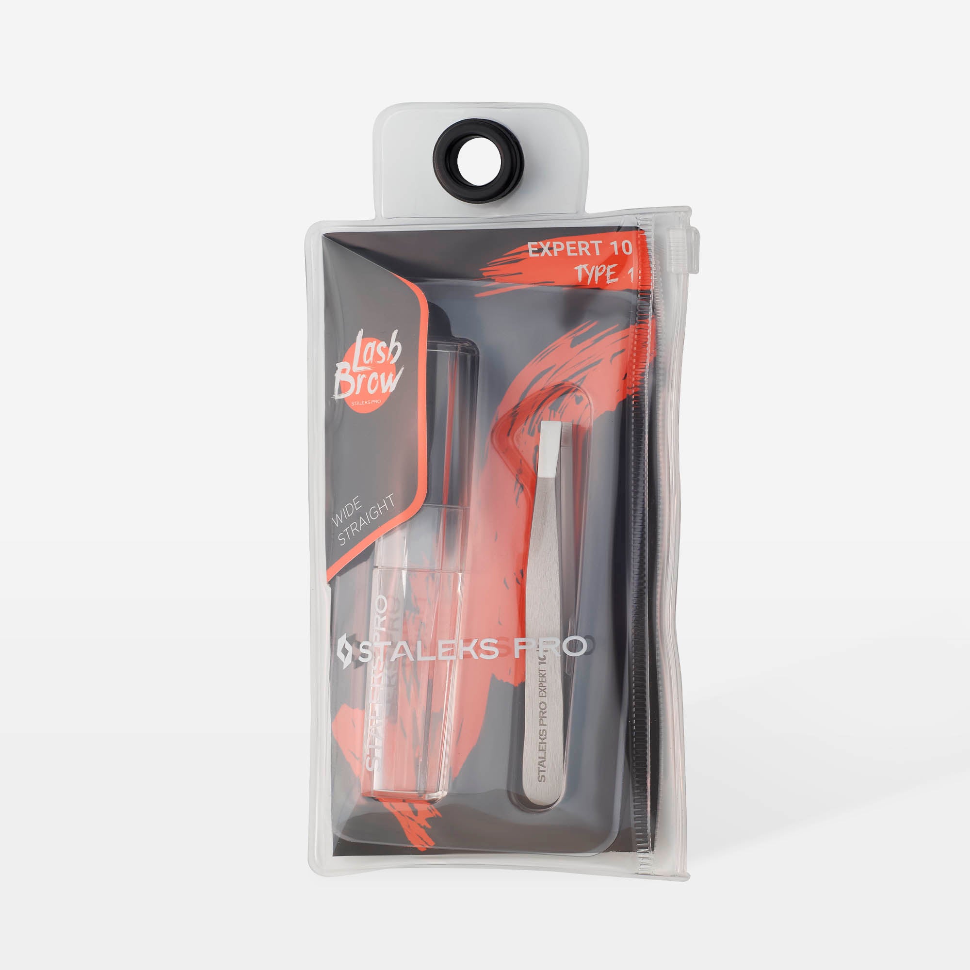 STALEKS EXPERT 10 TYPE 1 Geniş düz profesyonel kaş cımbızı