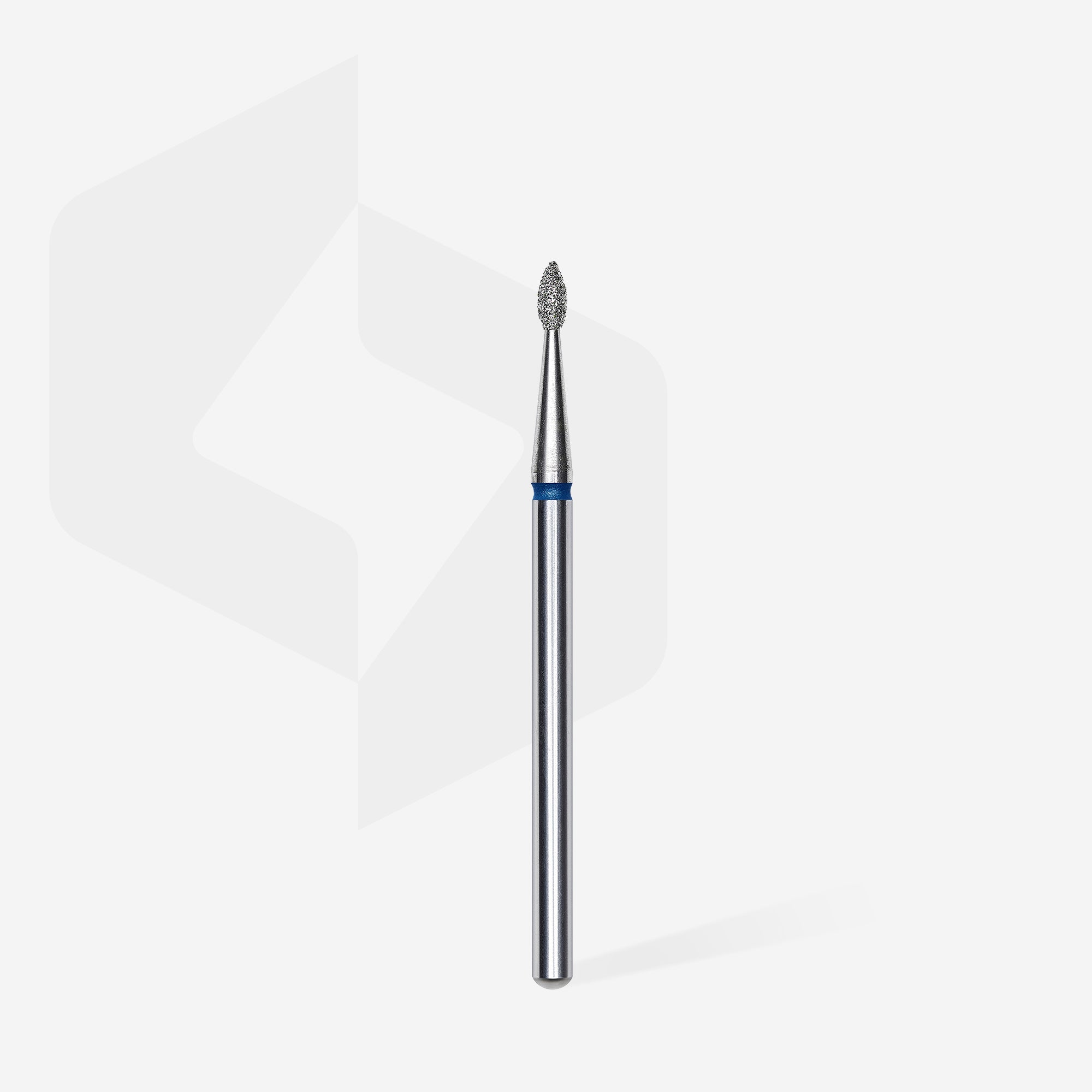 STALEKS EXPERT Diamond nail drill bit drop blue, head diameter 1,6 mm, working part 4 mm