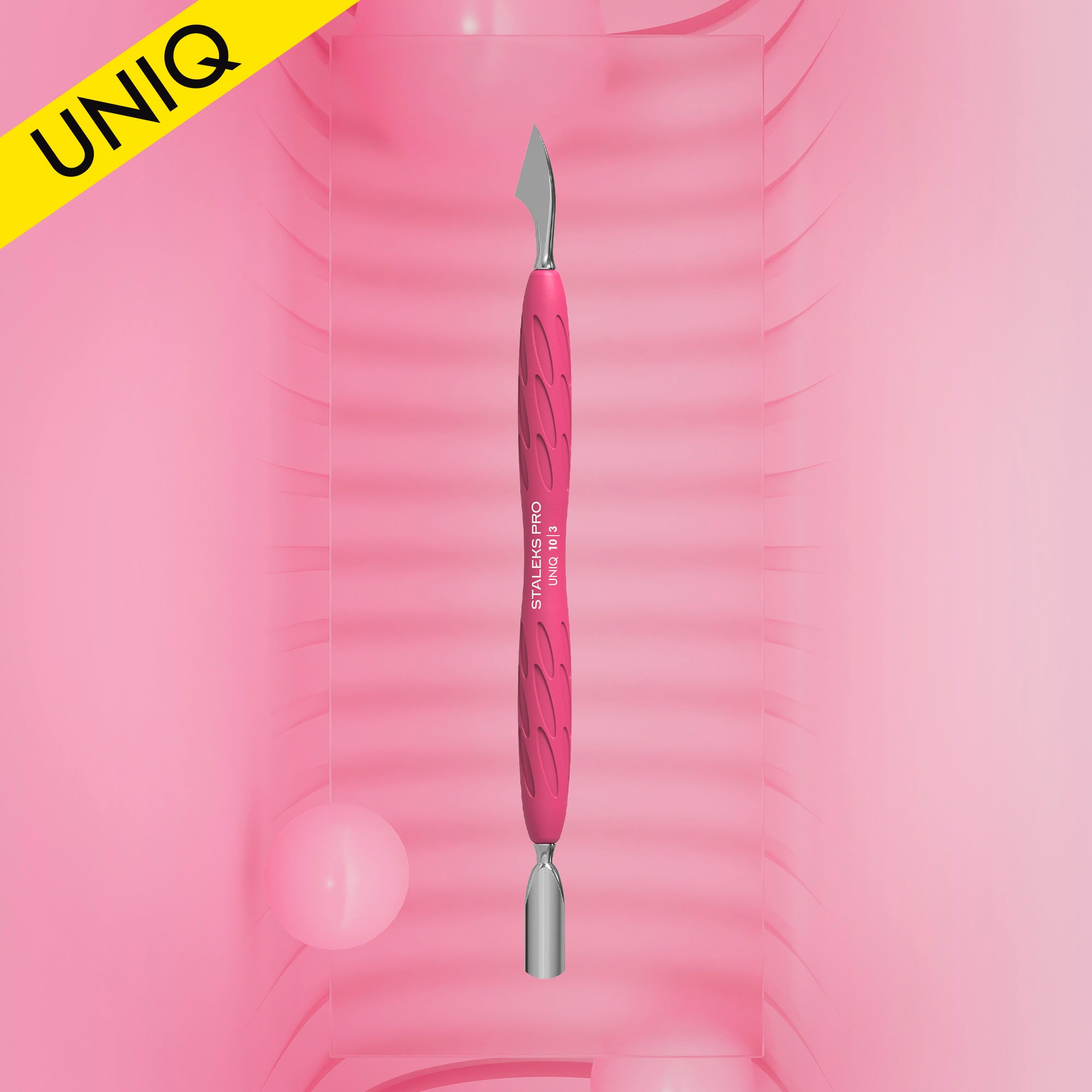 STALEKS UNIQ 10 TYPE 3 Gummy Dar yuvarlak et itici ve çalışma kısmı üçgen olan et itici