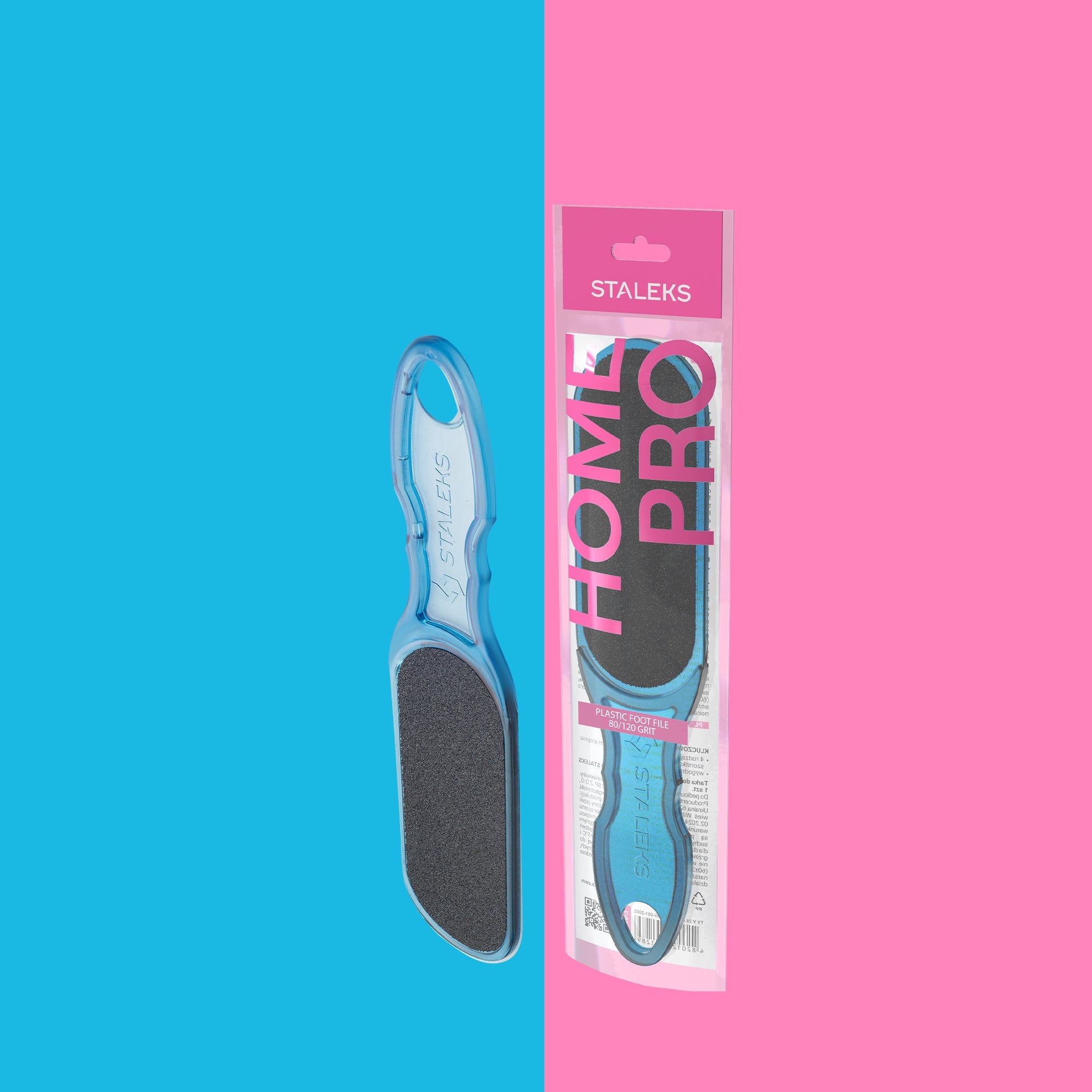 STALEKS HOME PRO 10 TYPE 2 Plastik ayaklar için törpü, 80/120 grit