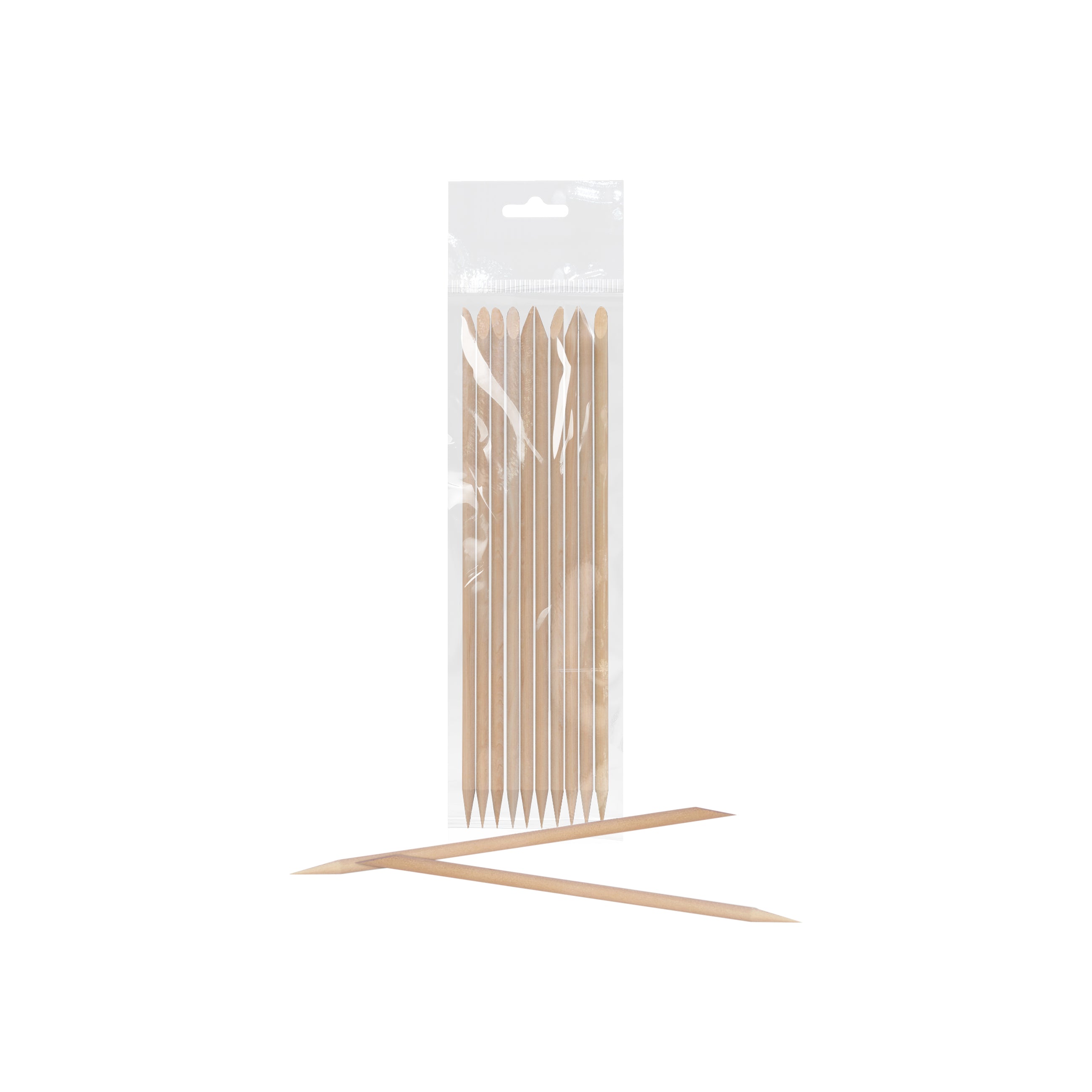 STALEKS EXPERT Orange stick wooden, 150 mm (10 pcs)