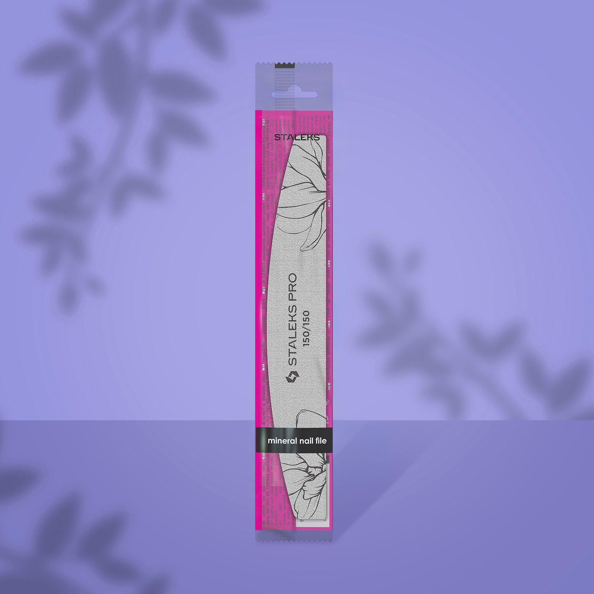STALEKS EXPERT 40 Crescent mineral nail file, 150/150 grit (1 pc)