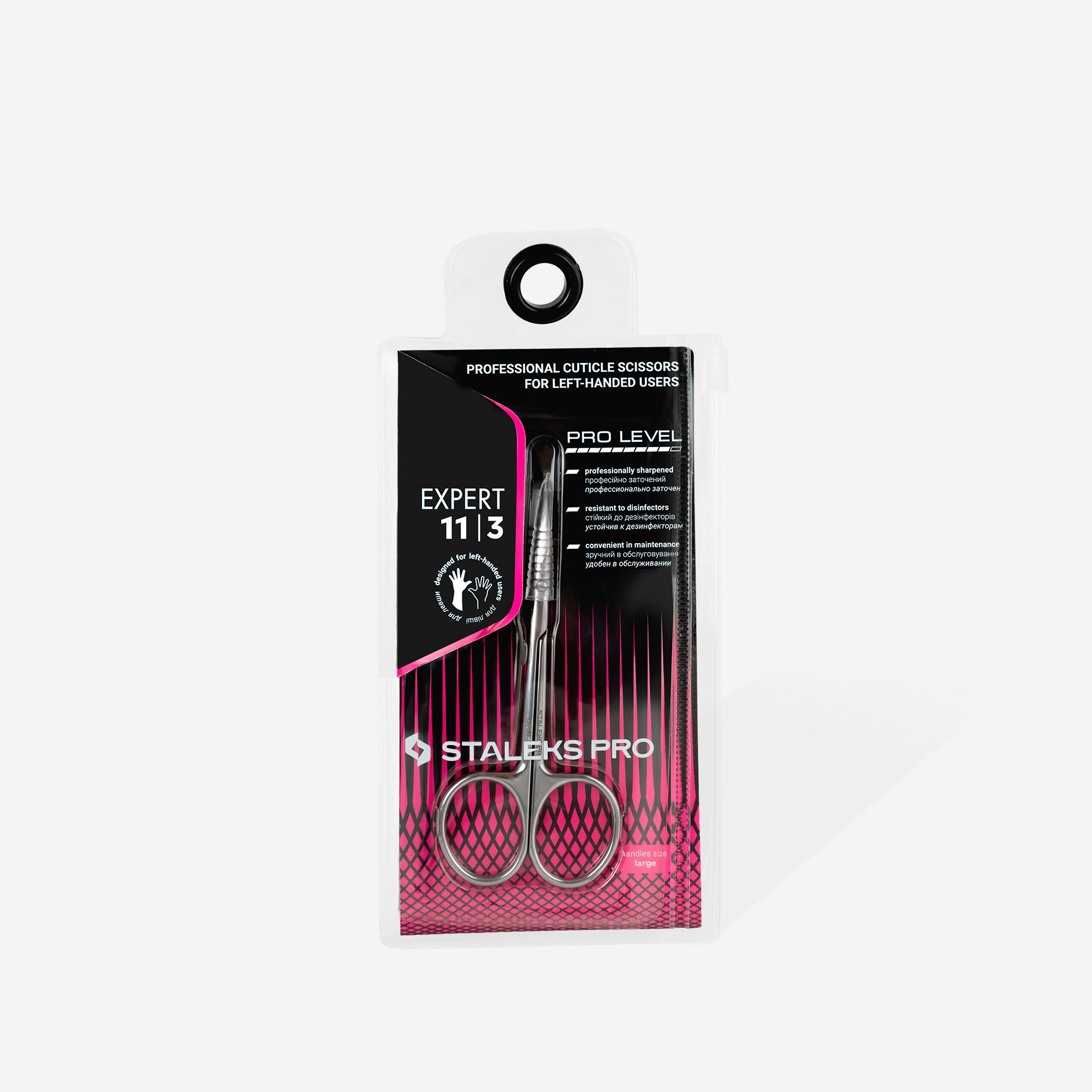STALEKS EXPERT 11 TYPE 3 Professional cuticle scissors for left-handed users