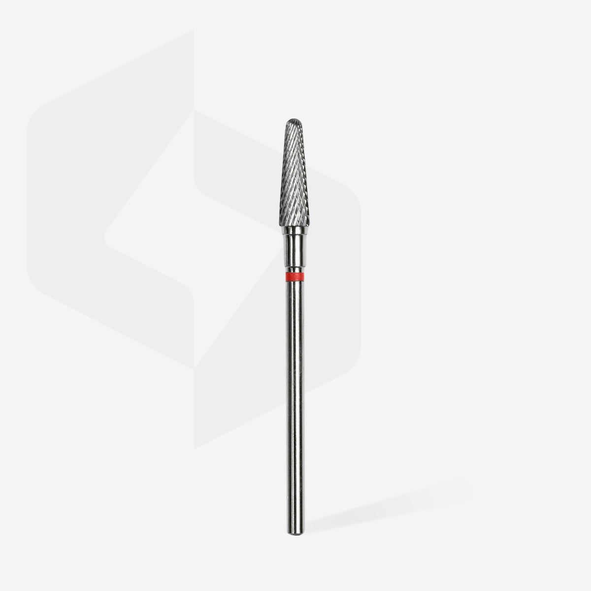 STALEKS EXPERT Sert alaşım kesik koni freze, kırmızı, çap 4 mm, çalışma kısmı 13 mm