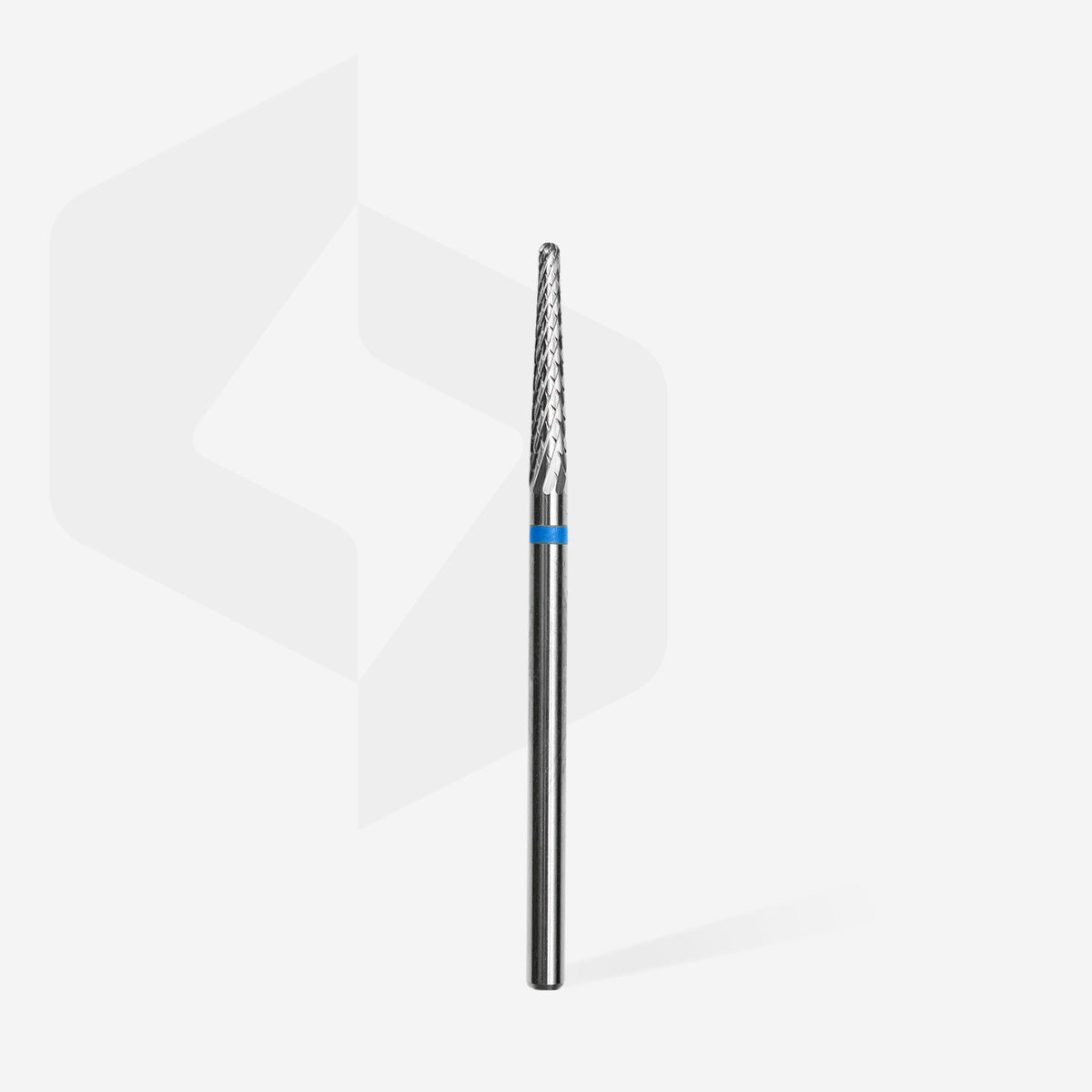 STALEKS EXPERT Carbide nail drill bit cone blue, head diameter 2,3 mm, working part 14 mm