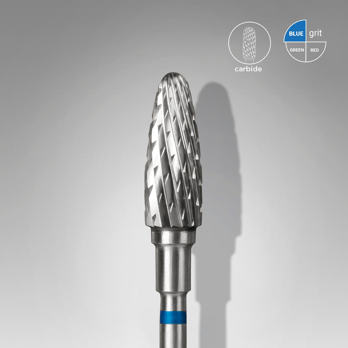 STALEKS EXPERT Sert alaşım mısır freze, mavi, çap 5 mm, çalışma kısmı 13 mm