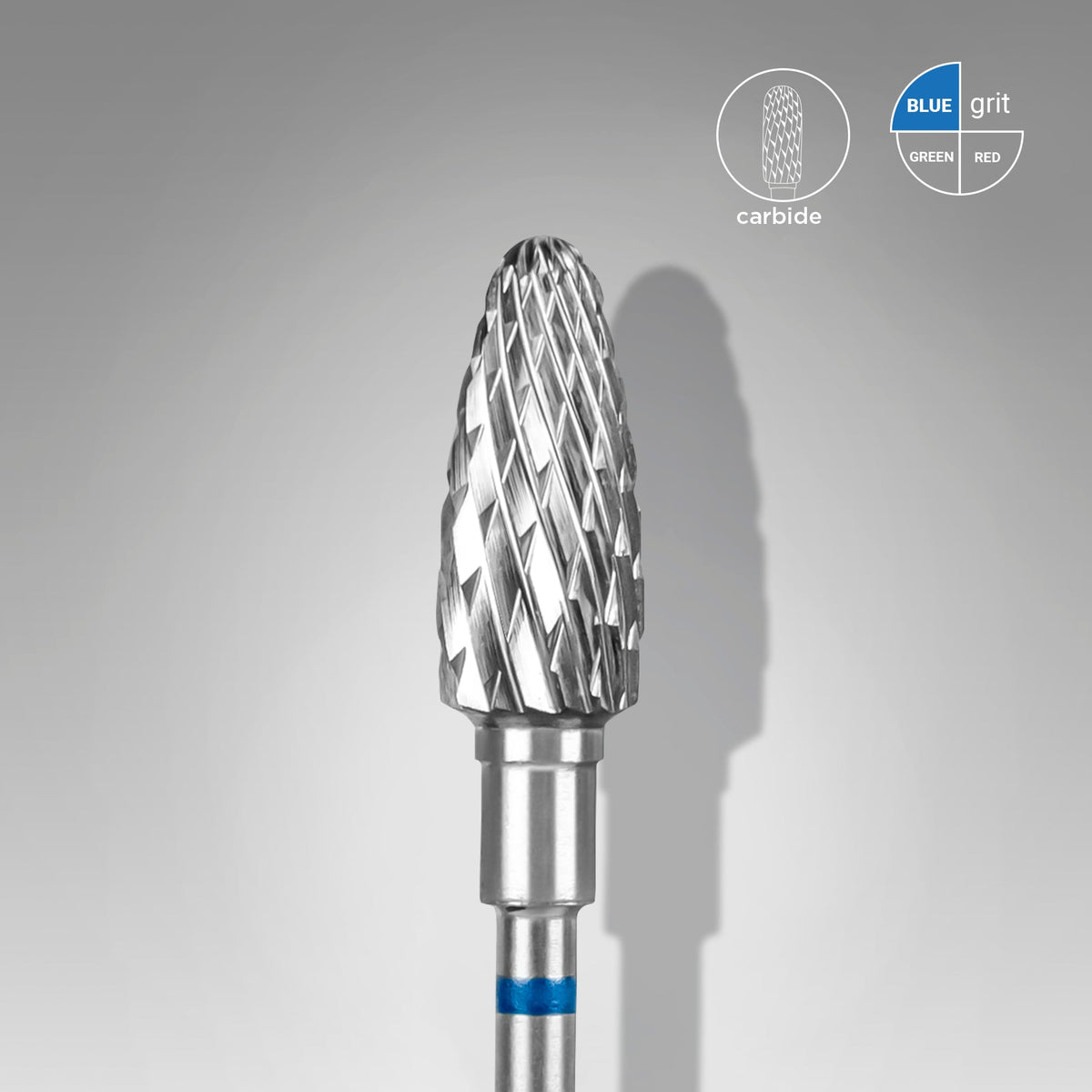 STALEKS EXPERT Sert alaşım mısır freze, mavi, çap 6 mm, çalışma kısmı 14 mm
