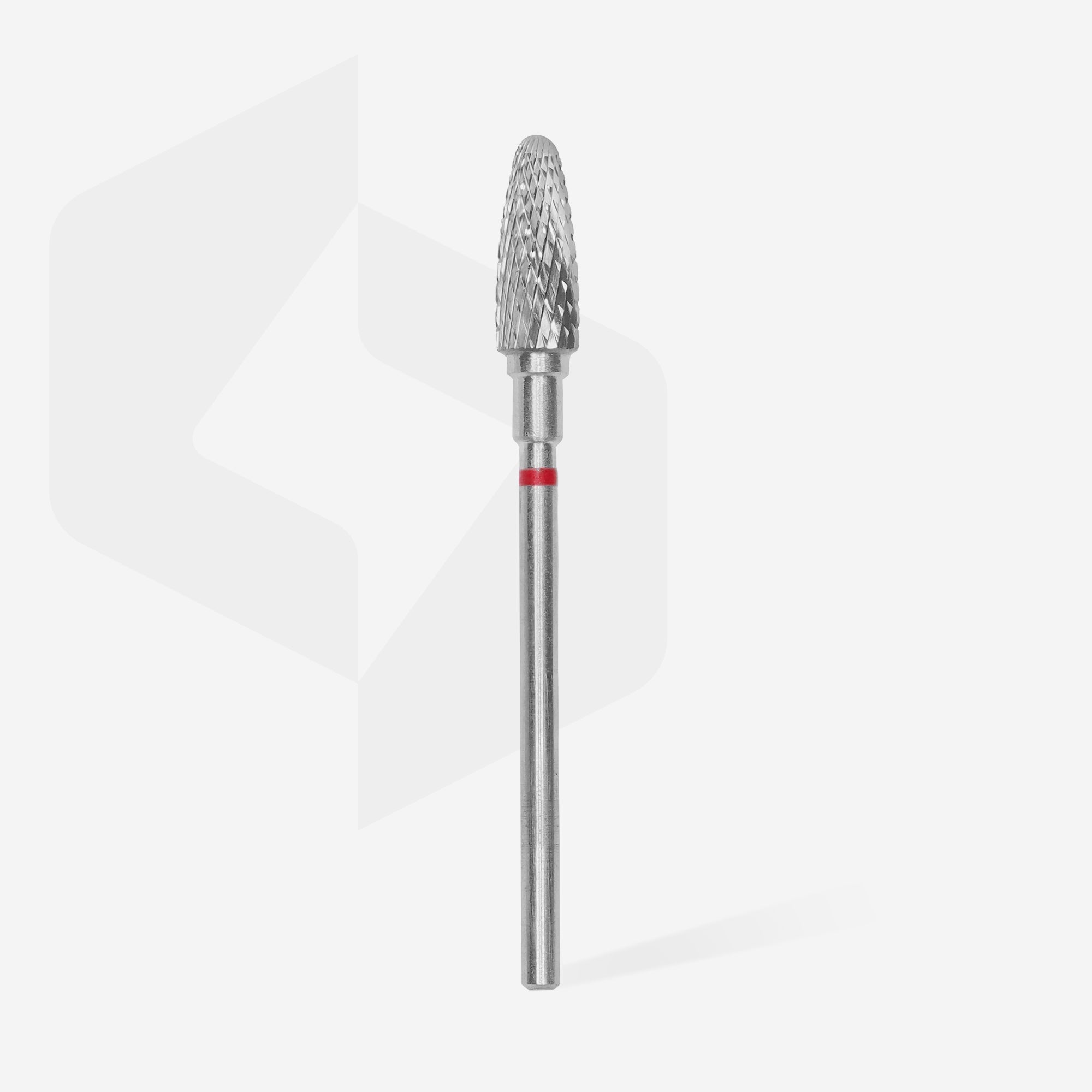 STALEKS EXPERT Sert alaşım mısır freze, kırmızı, çap 5 mm, çalışma kısmı 13 mm