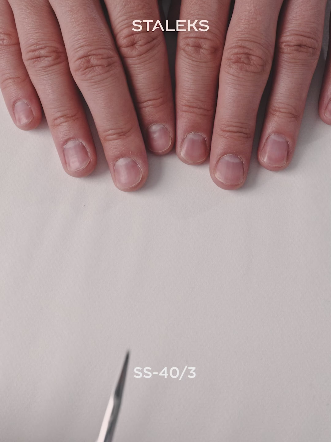 Load Video: STALEKS SMART 40 TYPE 3 Professional cuticle scissors