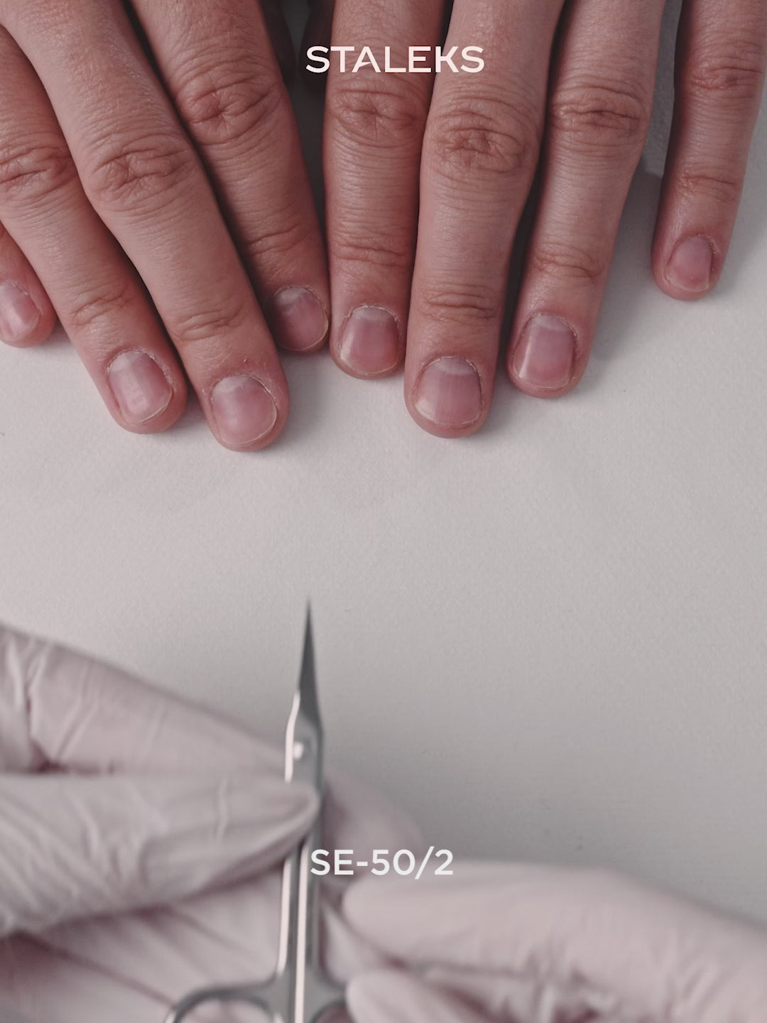Load Video: STALEKS EXPERT 50 TYPE 2 Professional cuticle scissors