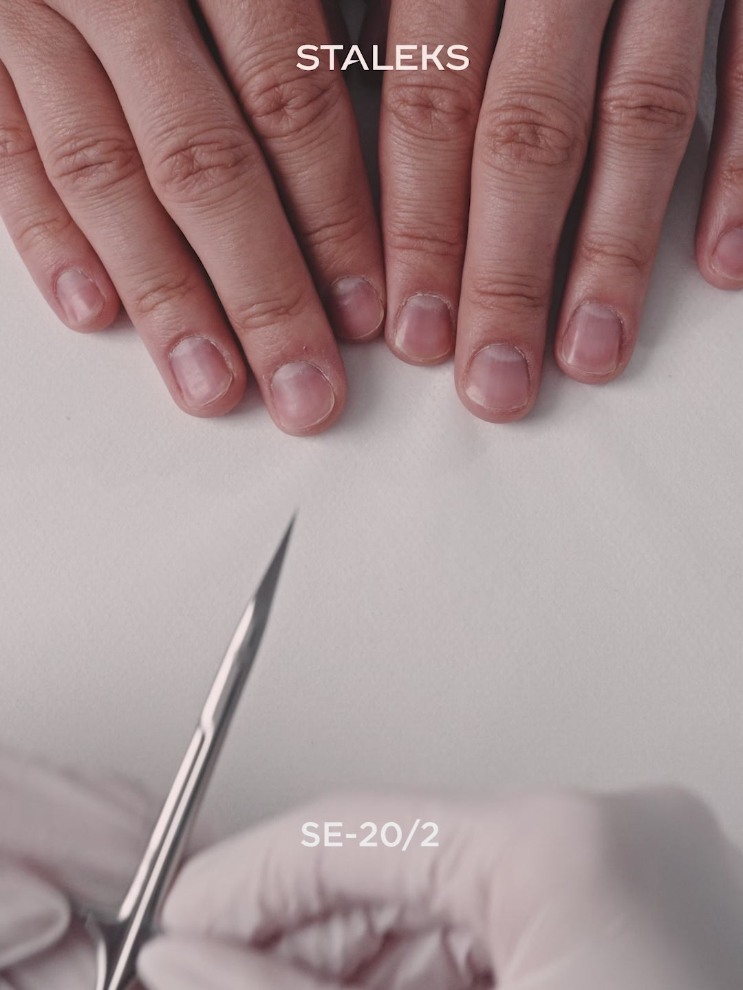 Load Video: STALEKS EXPERT 20 TYPE 2 Professional cuticle scissors