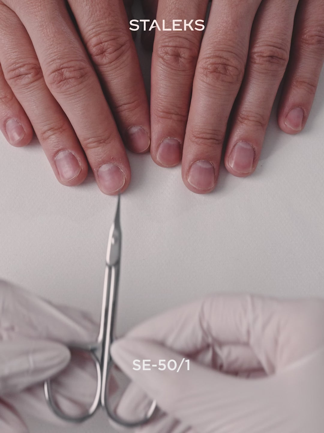 Load Video: STALEKS EXPERT 50 TYPE 1 Professional cuticle scissors