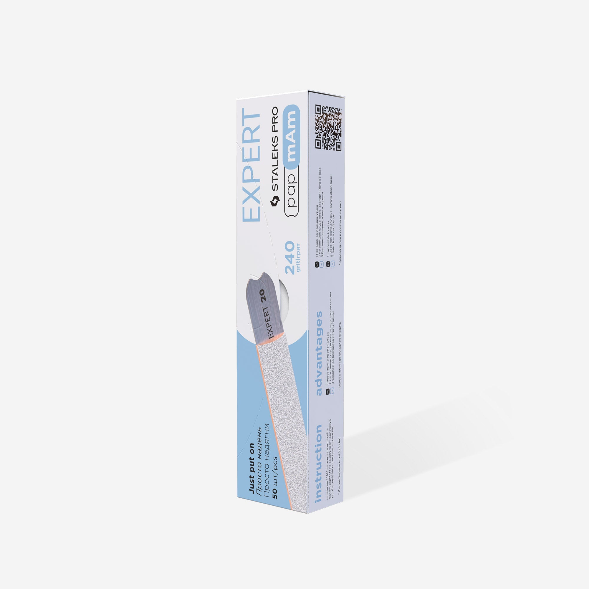 STALEKS EXPERT 22 papmAm Düz törpüler için yedek zımparalar, 240 grit (50 adet)